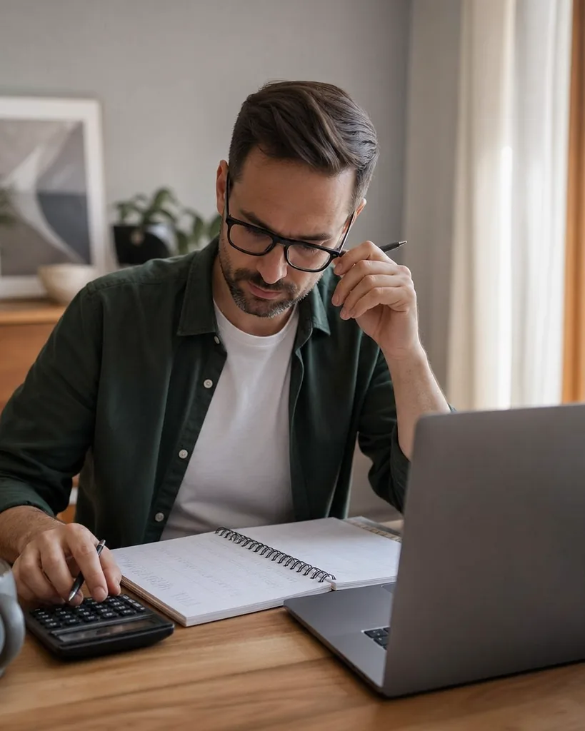 SEO consultant comparing indexing tool plans and costs at a desk